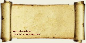 Rumena Kaić vizit kartica